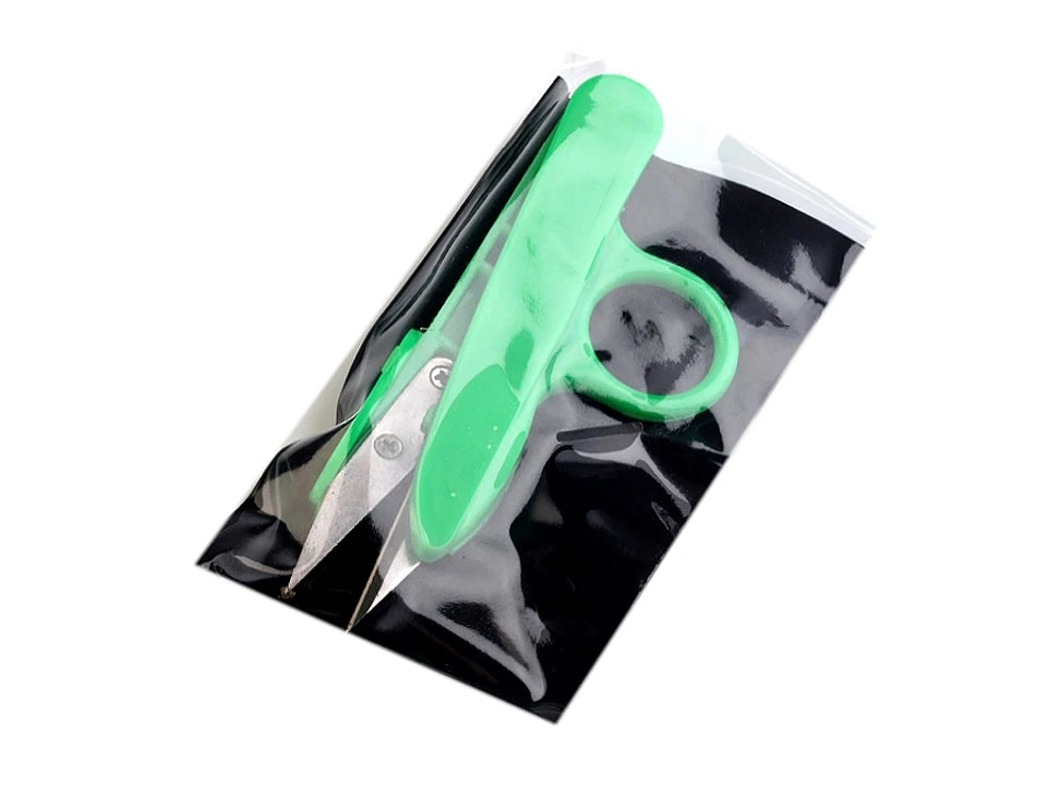 Nůžky cvakačky délka 12 cm s plastovou rukojetí - náhodná barva