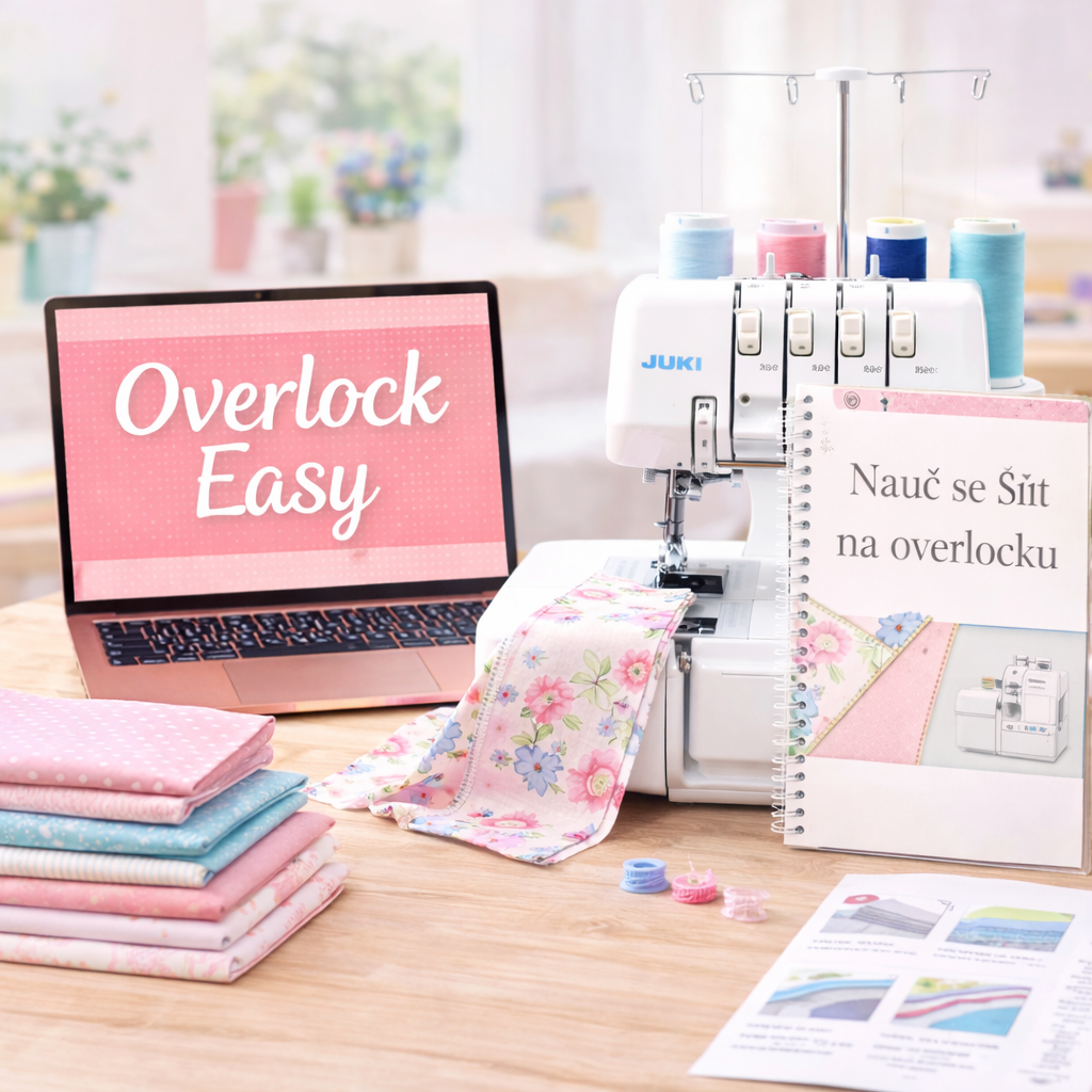 Jak šít na overlocku? Základy šití krok za krokem