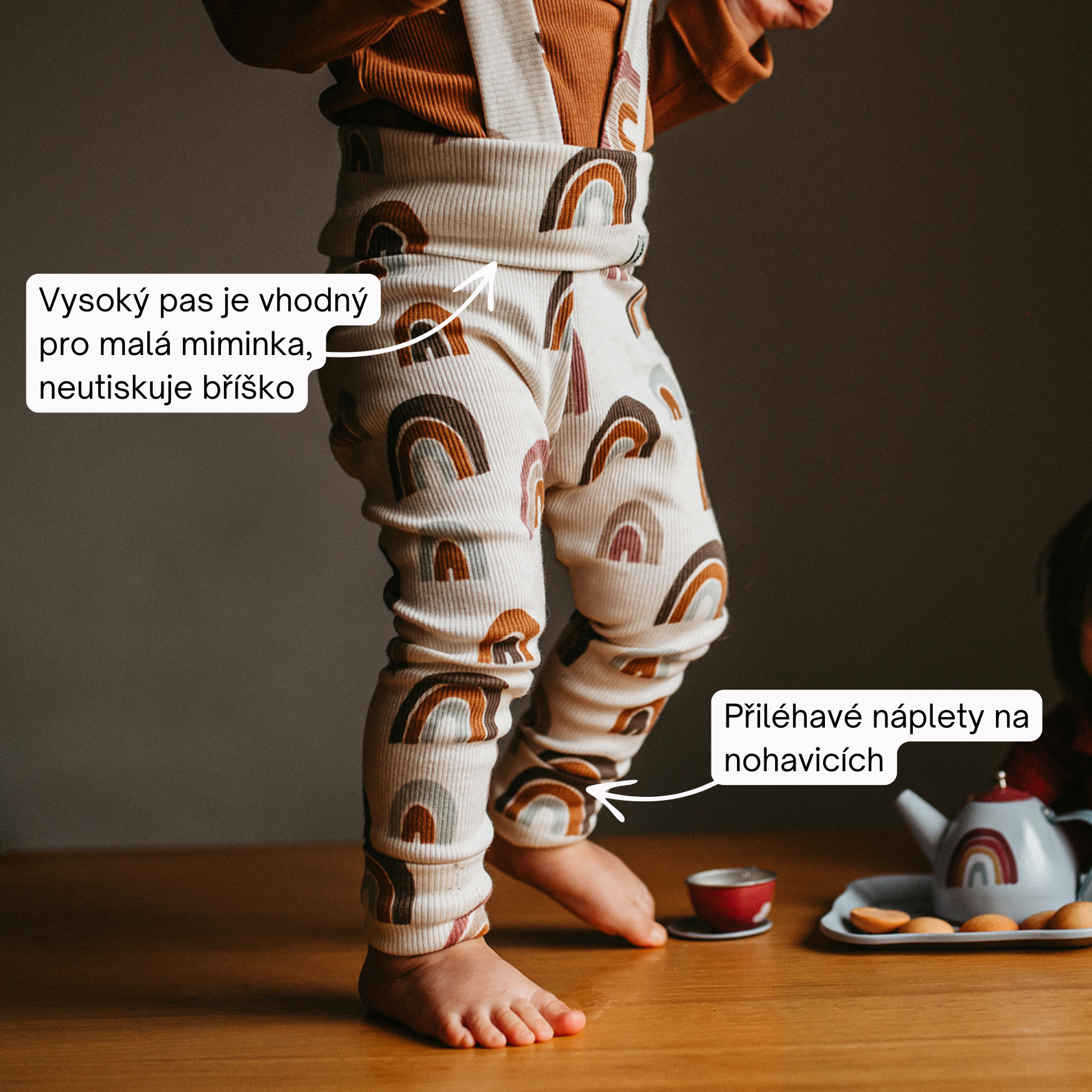 PDF střih na dětské legíny s traky /na traky - Šibabi.cz