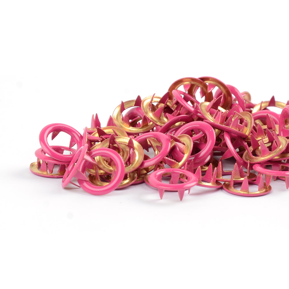 Kovové druky Jersey do oblečení - 11 mm - Cerise