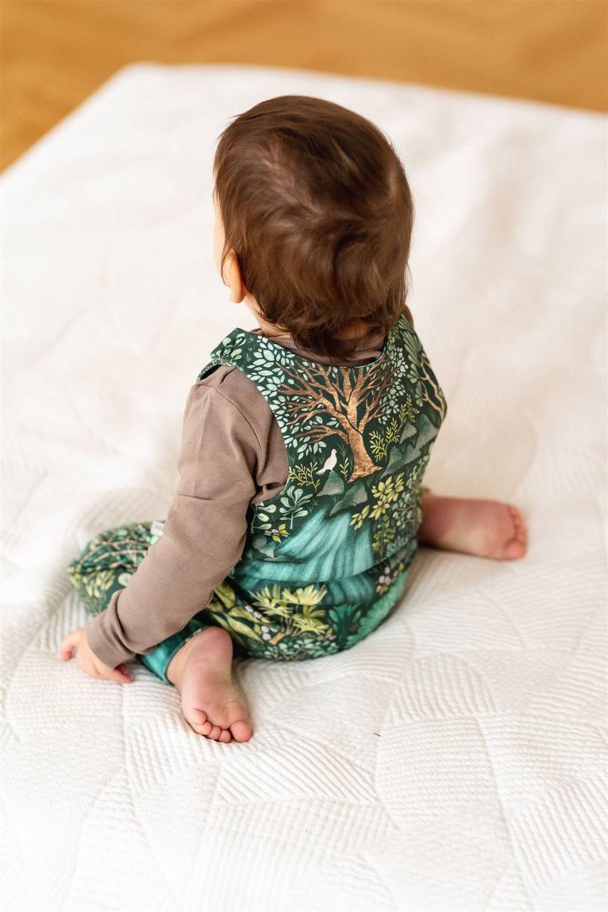 PDF střih na dětský romper s dlouhými nohavicemi "Oliver " 56 - 92