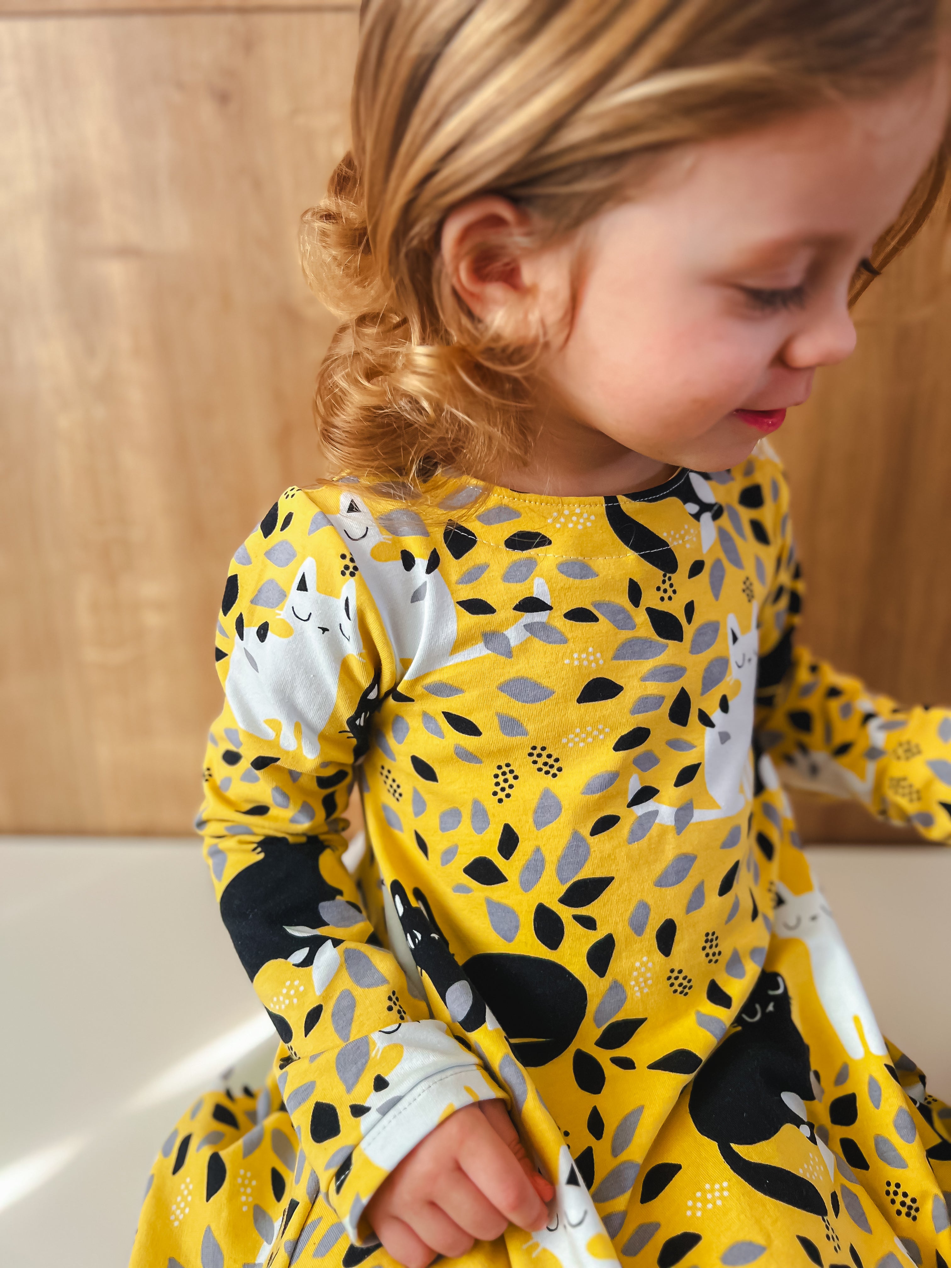 PDF střih na dětské točivé šaty "Olivia" 62 - 140