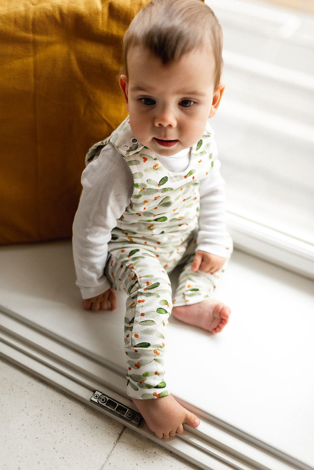 PDF střih na dětský romper s dlouhými nohavicemi "Oliver " 56 - 92