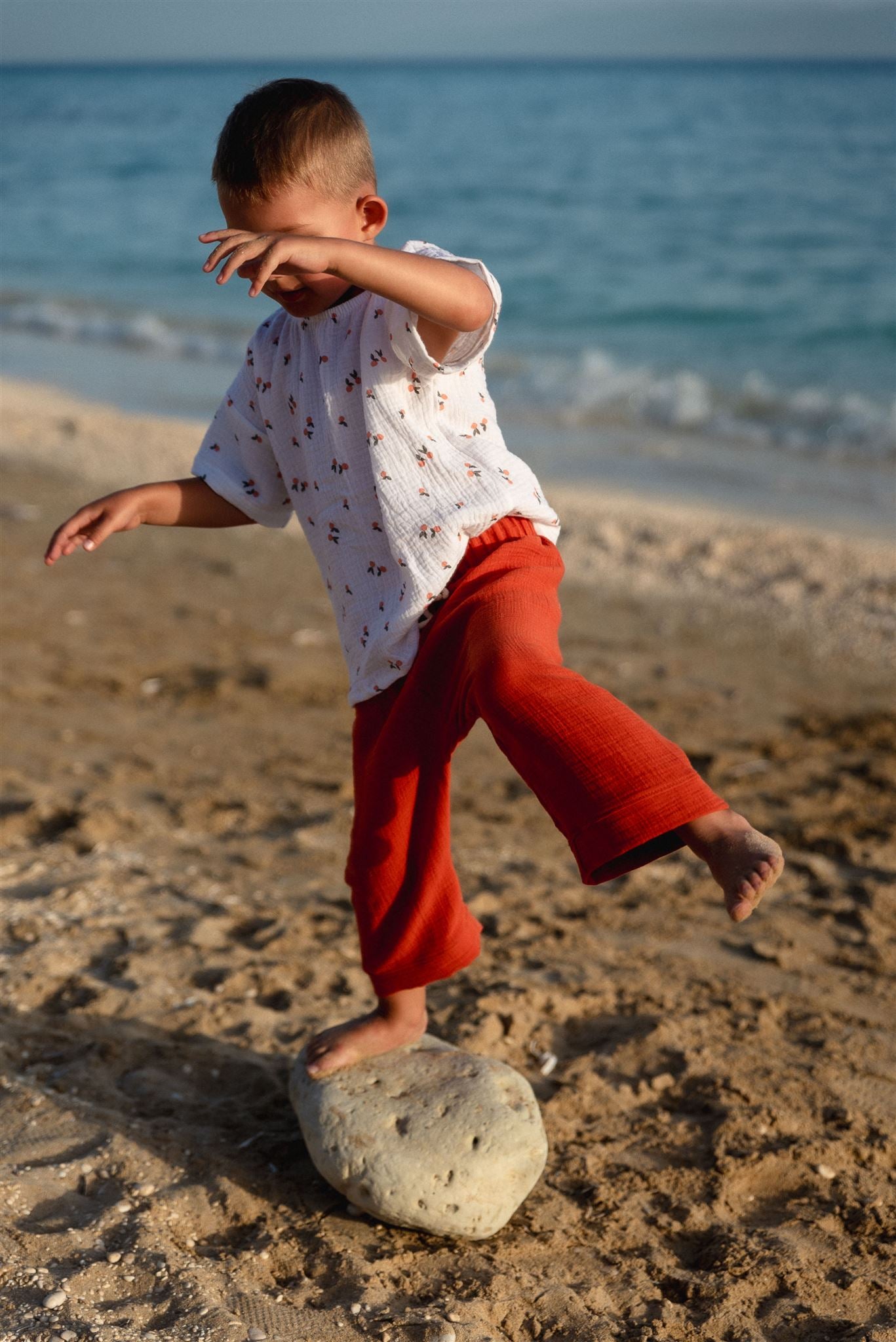 Dětské bermudy na léto "Sun" - PDF střih