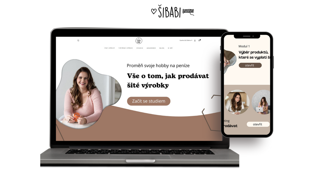 "Božena" - Online kurz kde se naučíš prodávat svoje šité výrobky