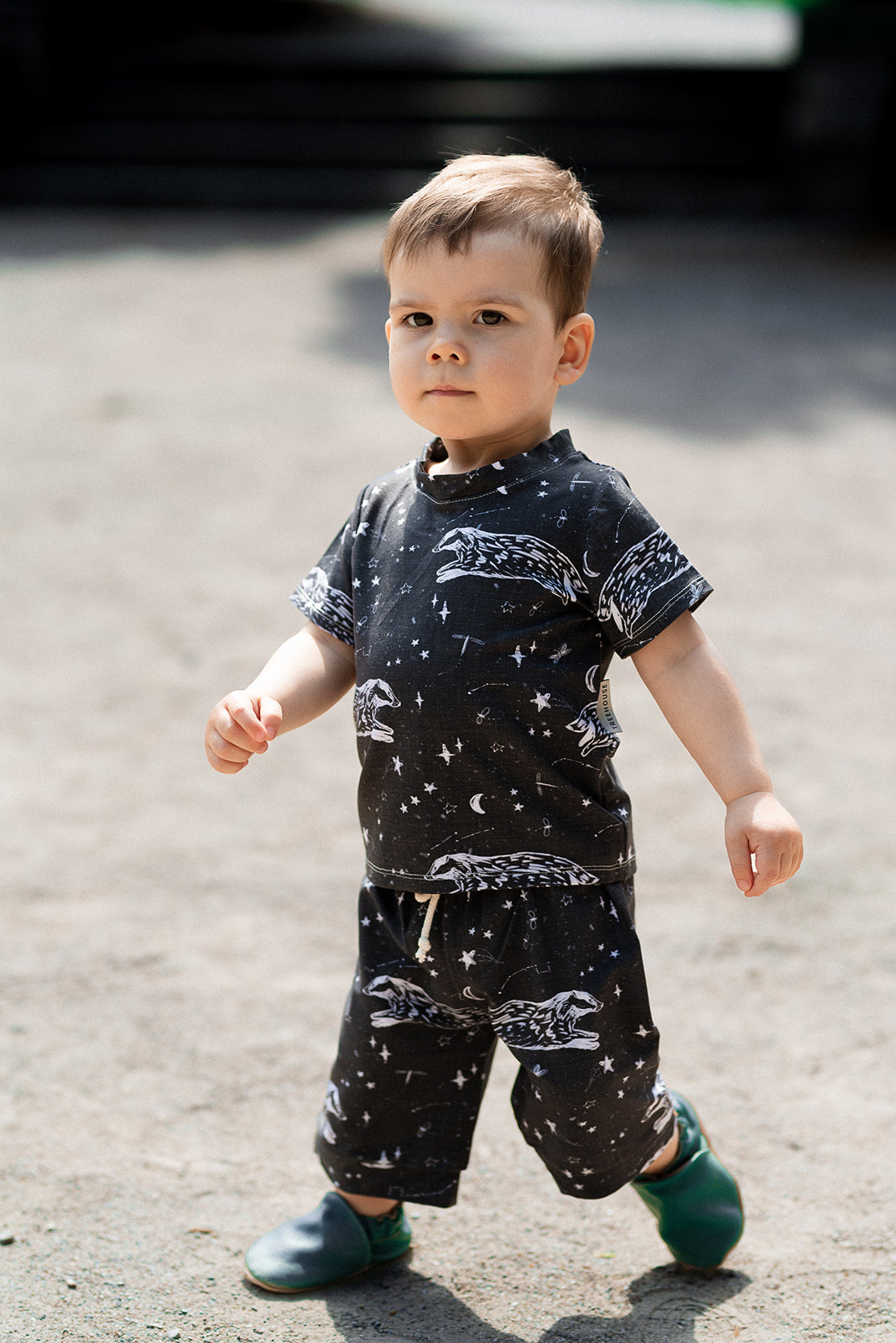 Dětské bermudy na léto "Sun" - PDF střih