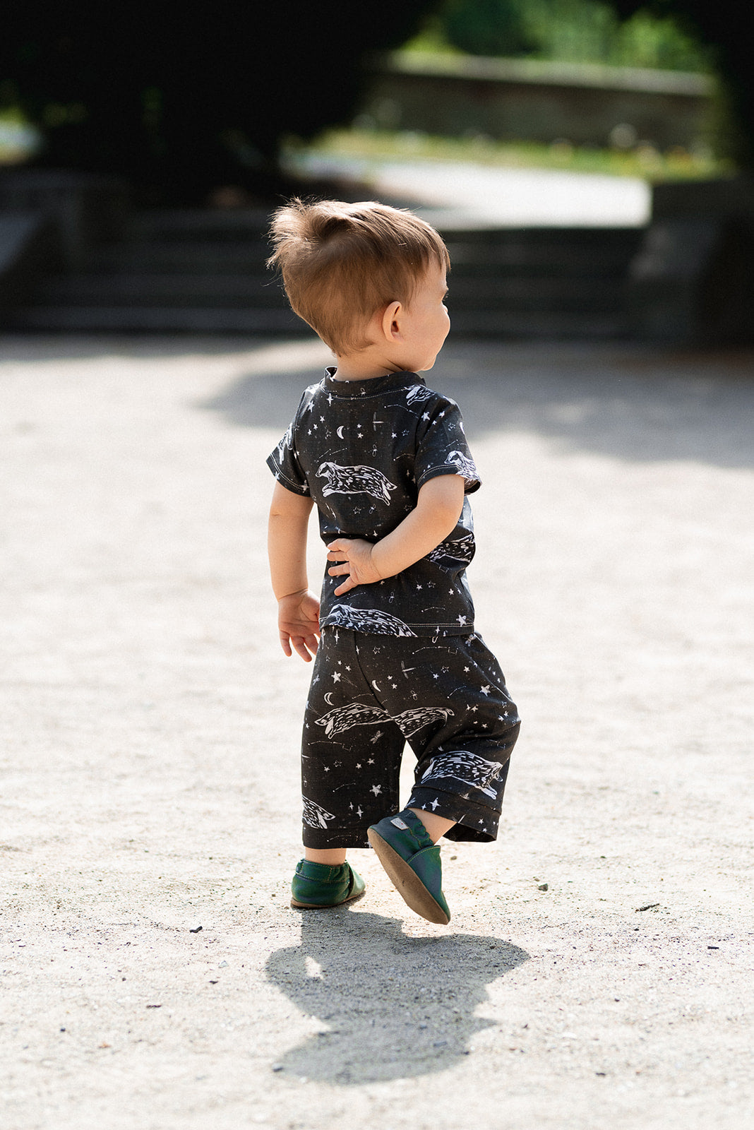 Dětské bermudy na léto "Sun" - PDF střih