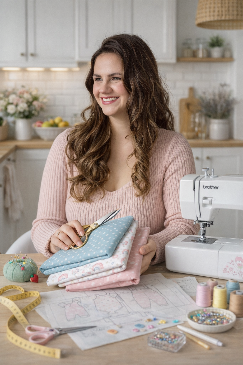 Balíček 5 x střih + Online kurz šití pro začátečníky - kurz šití pro maminky a babičky