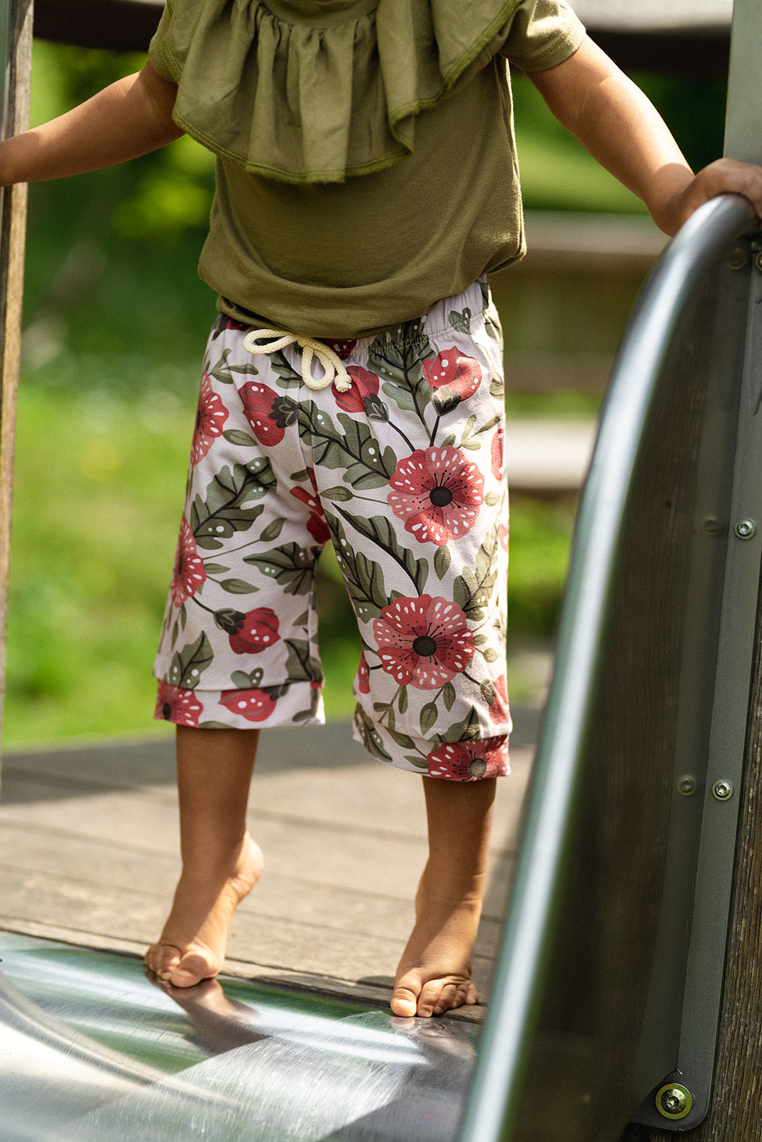 Dětské bermudy na léto "Sun" - PDF střih