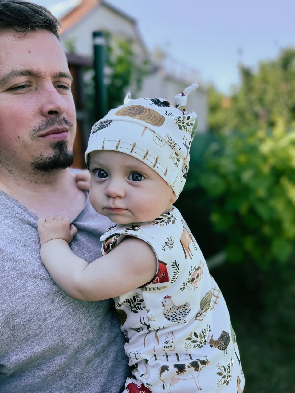 PDF střih na dětský romper s krátkou nohavičkou "Summer" 56 - 104