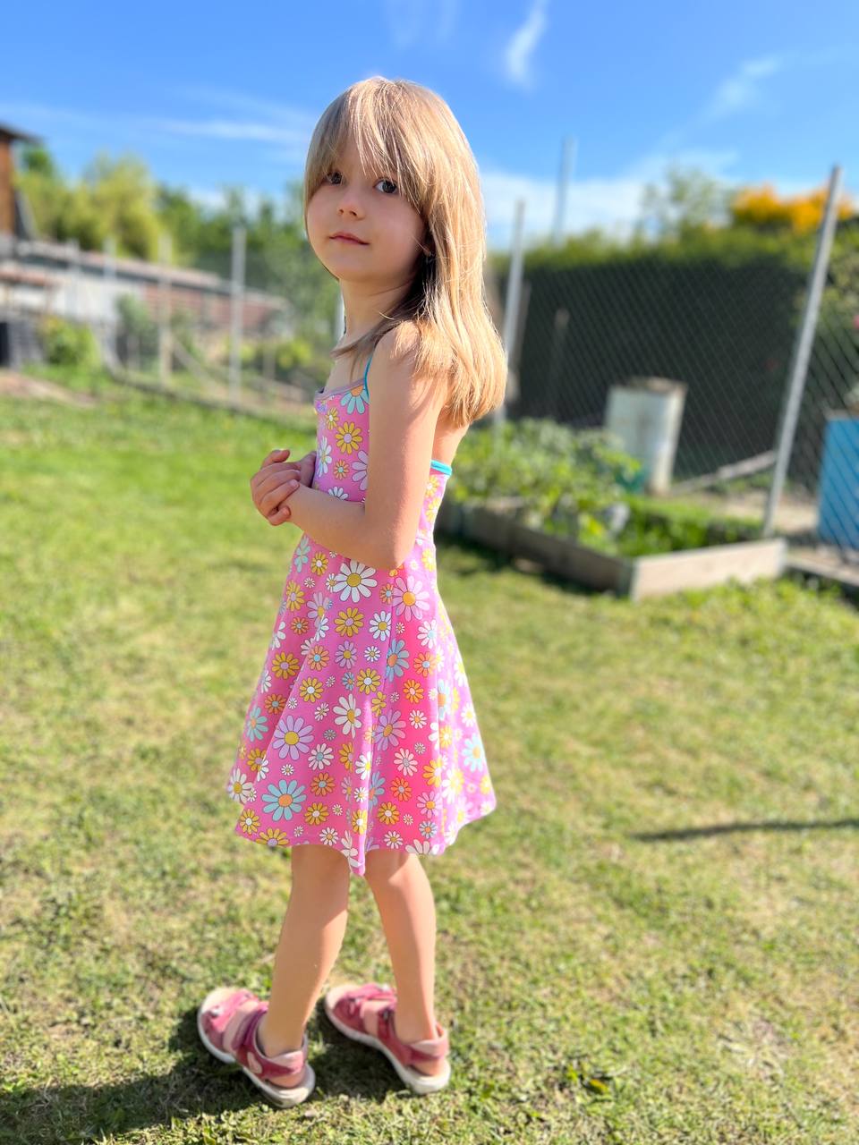 Dívčí šaty na zavazování s odhalenými zády "Molly" 74 - 164 - PDF střih