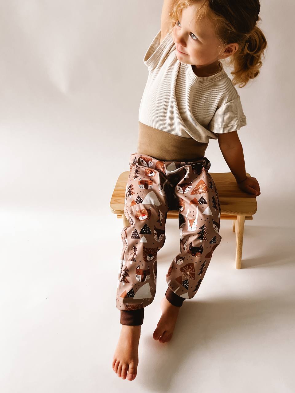 Softshellové kalhoty EASY pro začátečníky - jednoduchý PDF střih 62-134