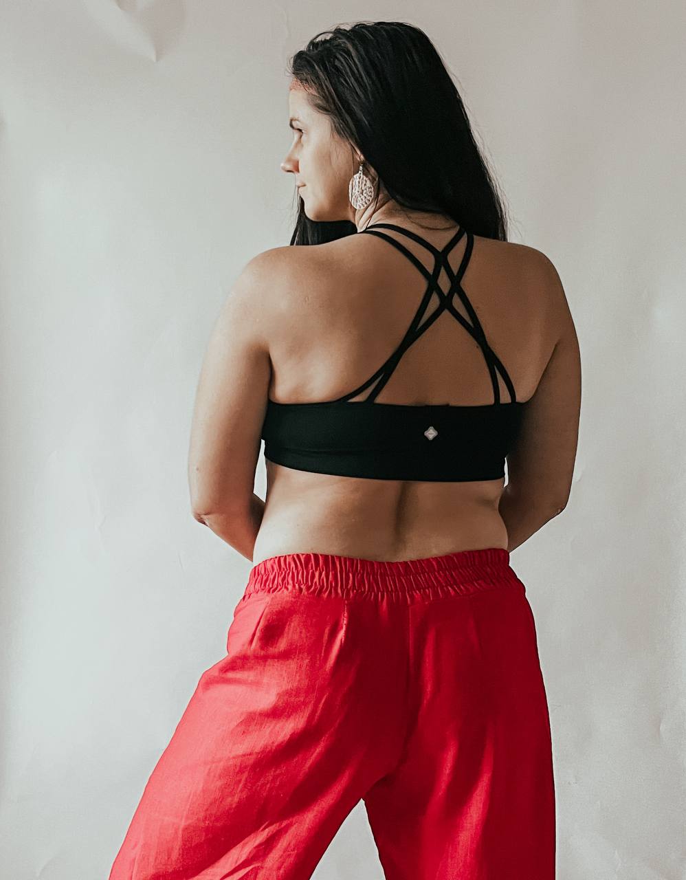 Dámské široké plátěné kalhoty "MARGARET" - PDF střih