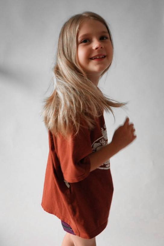 PDF střih na dětské moderní tričko s krátkým rukávem "BOY" - 56 - 92