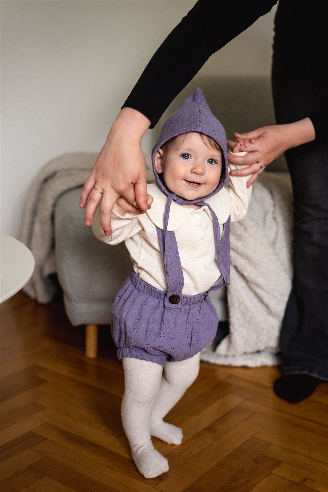 Střih na dětské vysoké šortky s kšandami "Joss" - 62 -104 - Šibabi.cz