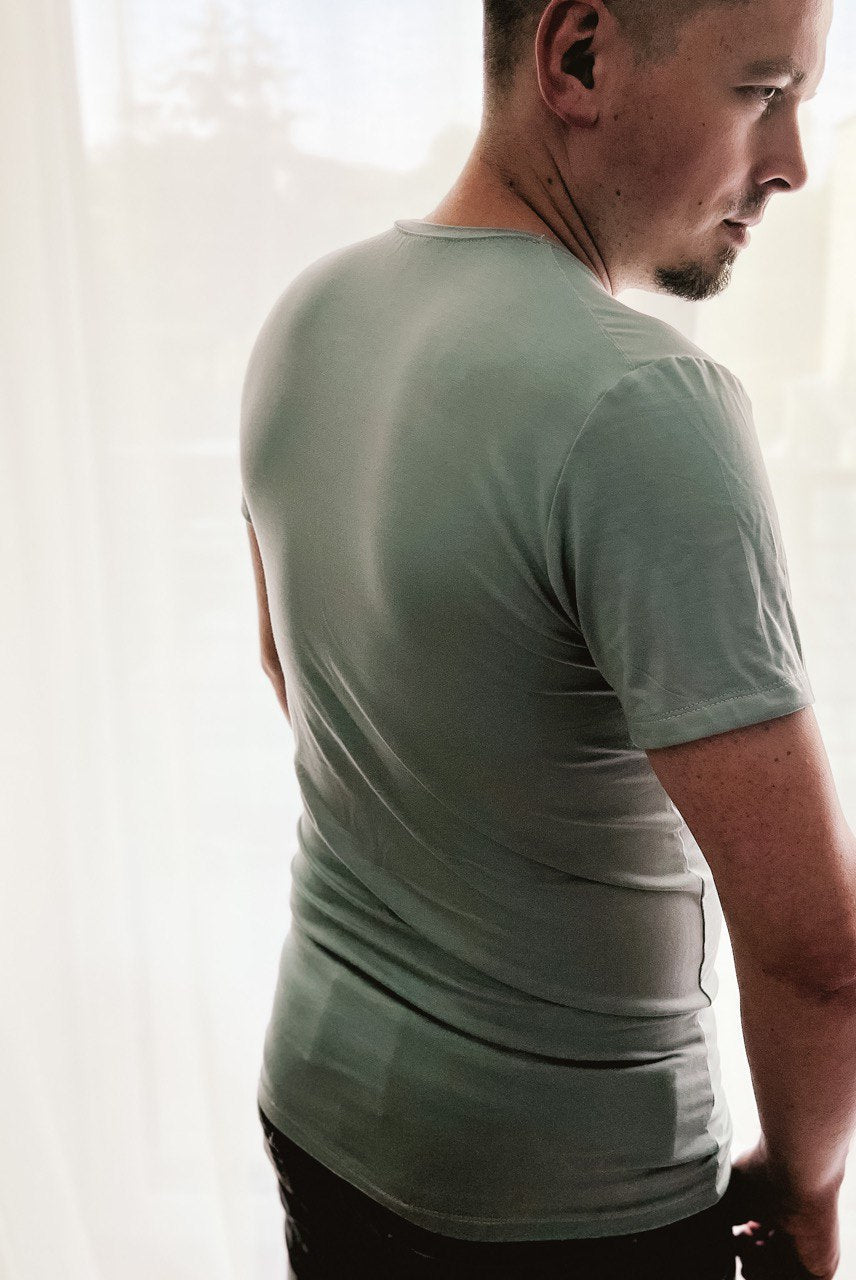 Střih na pánské tričko bez ramenních švů "Fine" - S - 4XL - Šibabi.cz