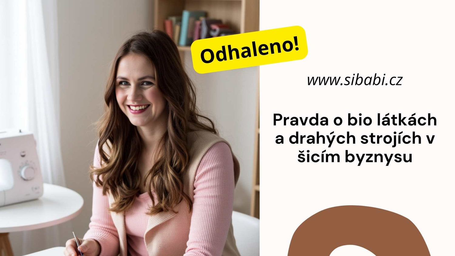 Odhaleno: Pravda o bio látkách a drahých strojích (a komponentech) v šicím byznysu