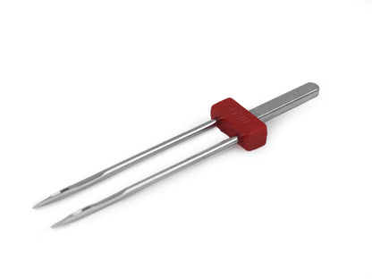 Dvojjehla Univerzal 4,0/75 Schmetz na kartě - pro tkaniny a pevné látky