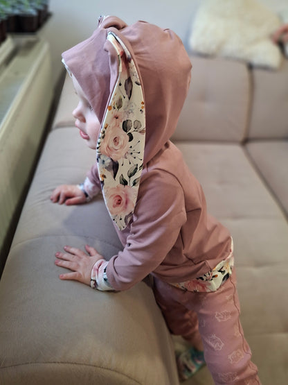 Střih na dětskou mikinu s oušky pro začátečníky "Aspen" - elektronický střih PDF