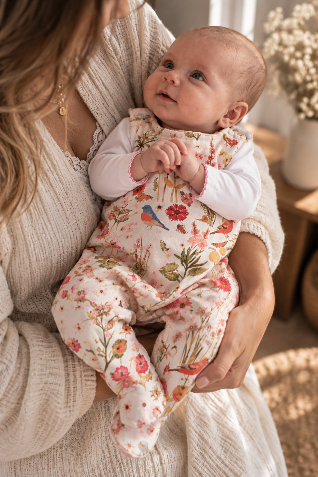 Střih na klasické dětské dupačky Emily vel. 50 - 80