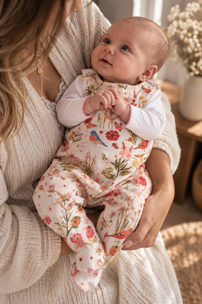 Střih na klasické dětské dupačky Emily vel. 50 - 80