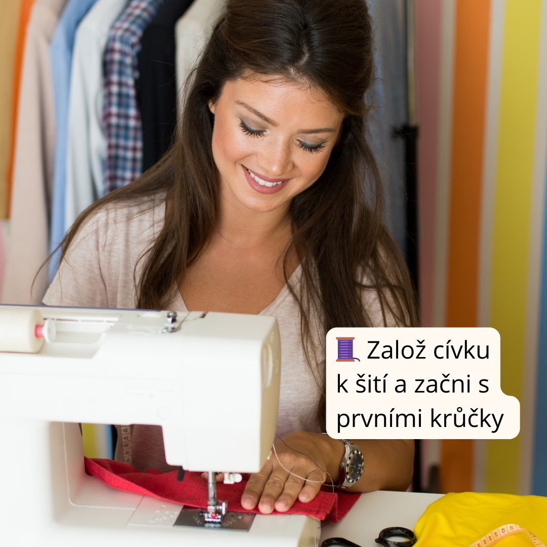 Jak navléci šicí stroj, založit cívku a nasadit jehly?
