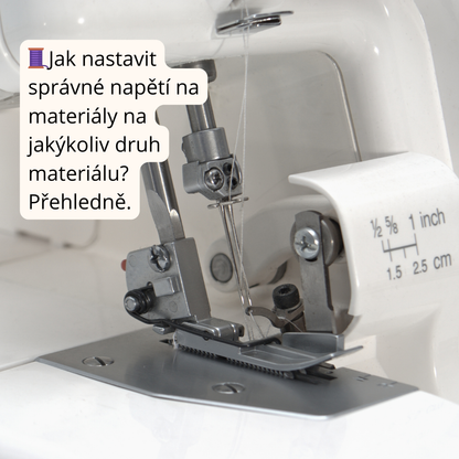 Jak šít na overlocku? Základy šití krok za krokem