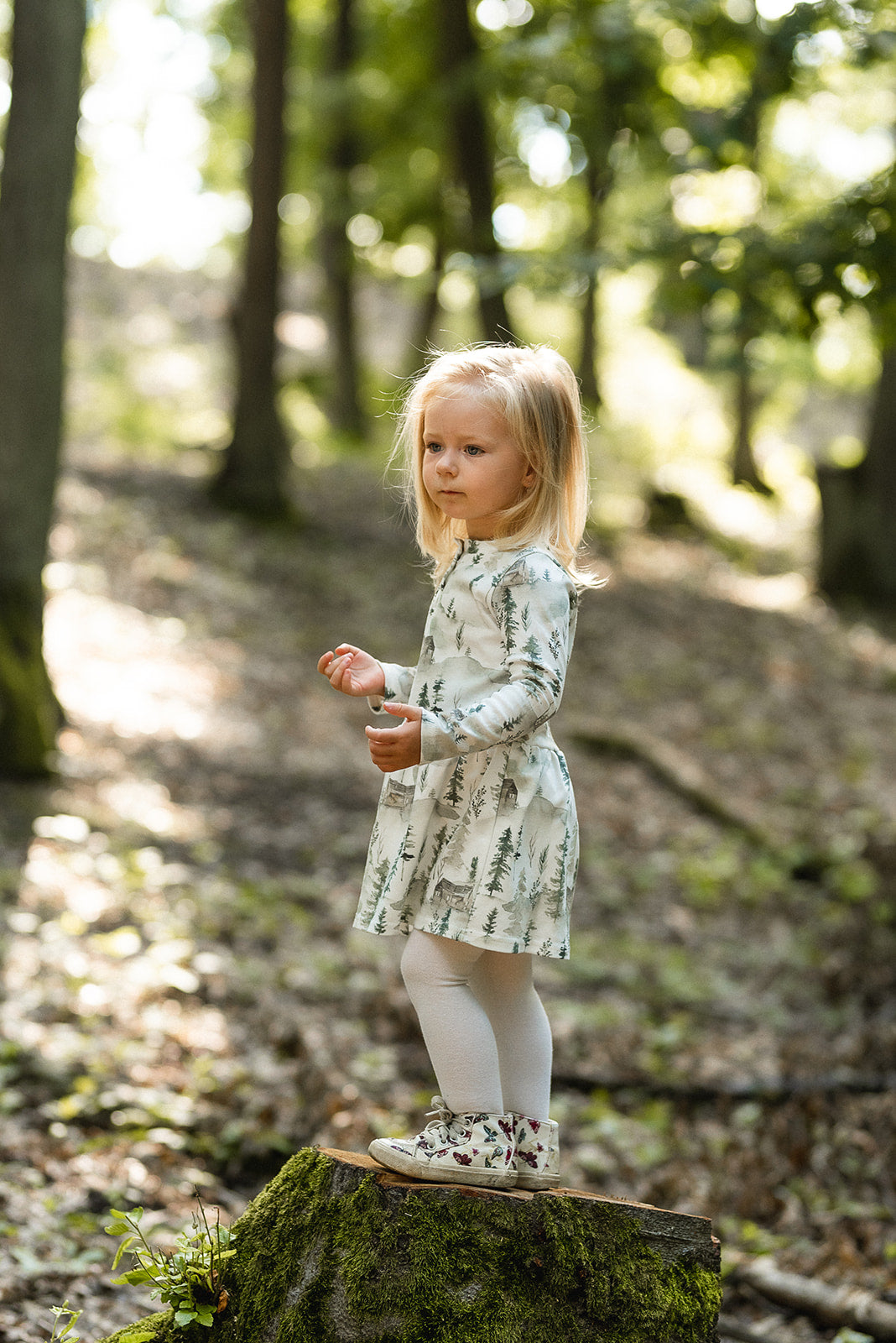 Dětské šaty s volánkem a legou "Penelope" 62 - 134- PDF střih