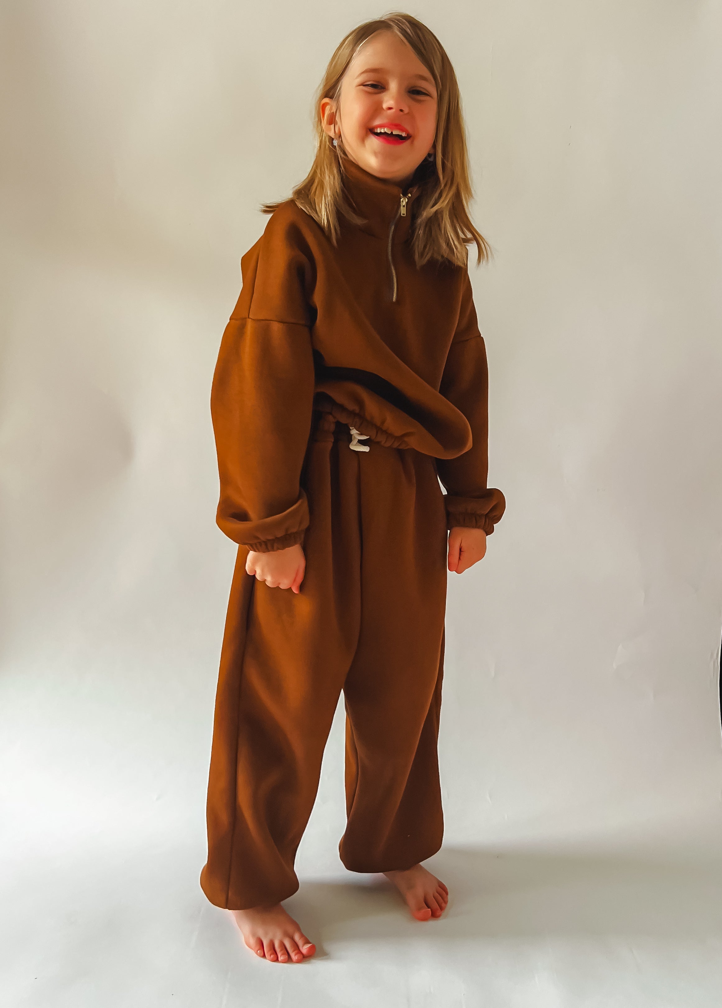 PDF střih na dětské oversized tepláky s kapsami "Play" - 98 - 164