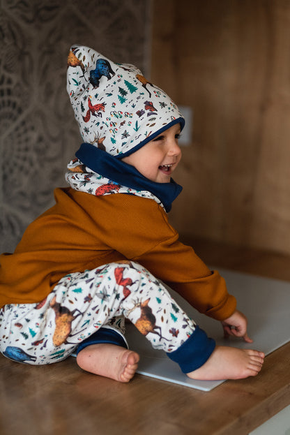 Dětská oversized mikina "Preston" 56-92 - PDF střih pro začátečníky