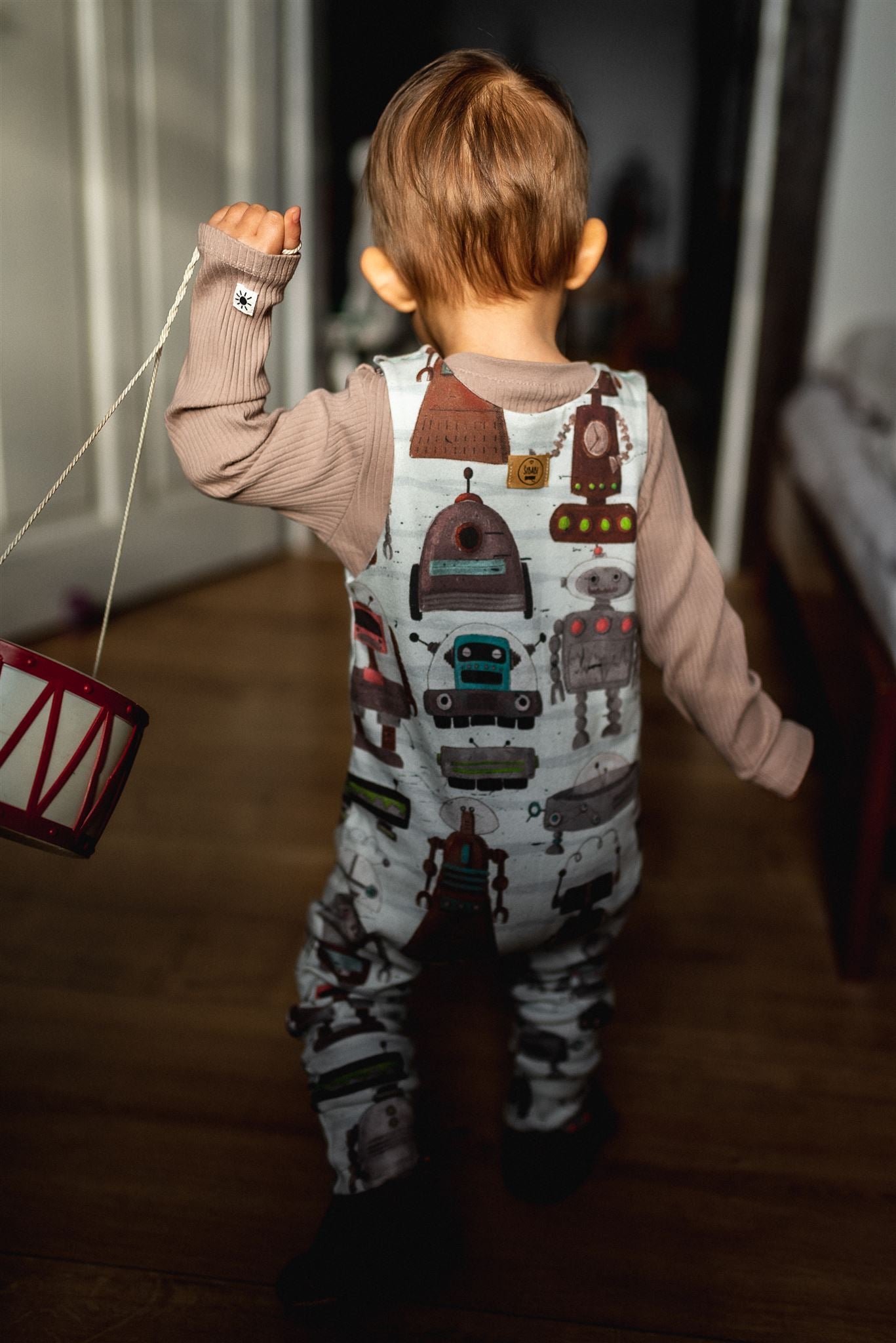 PDF střih na dětský romper s dlouhými nohavicemi "Oliver " 56 - 92