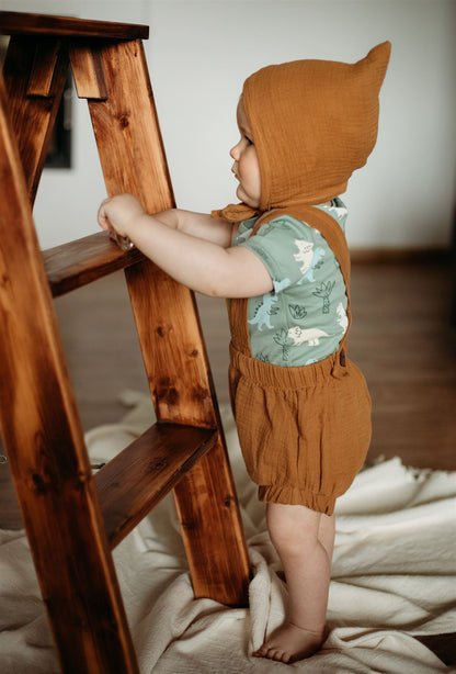 PDF střih na dětské šortky s laclem na knoflíčky "Joss"