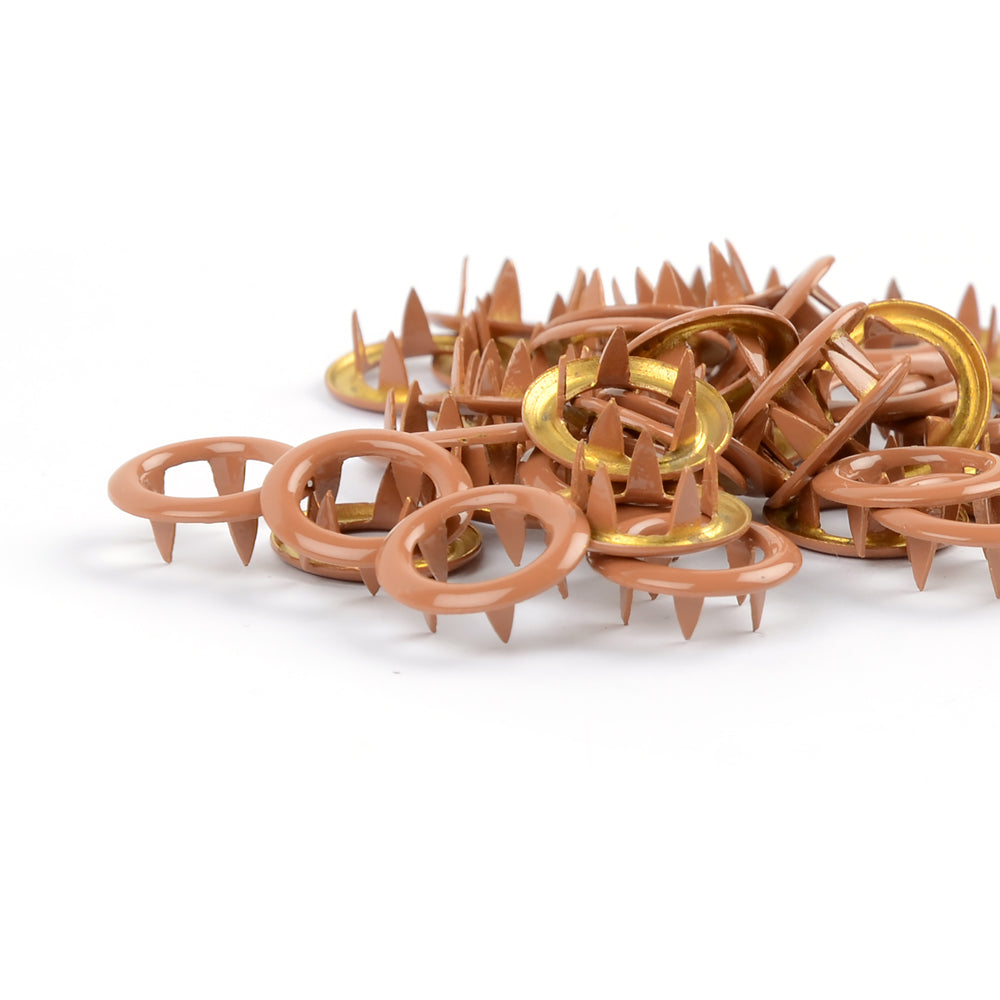 Kovové druky Jersey do oblečení - 11 mm - Sandstorm