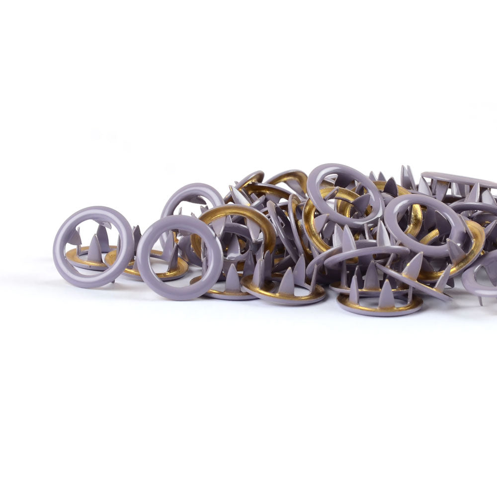 Kovové druky Jersey do oblečení - 11 mm - Levander