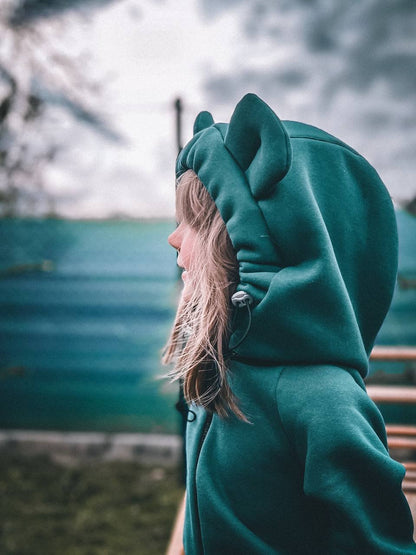 Dětský overal s kapucí a oušky "New York" - PDF střih, fotonávod a video