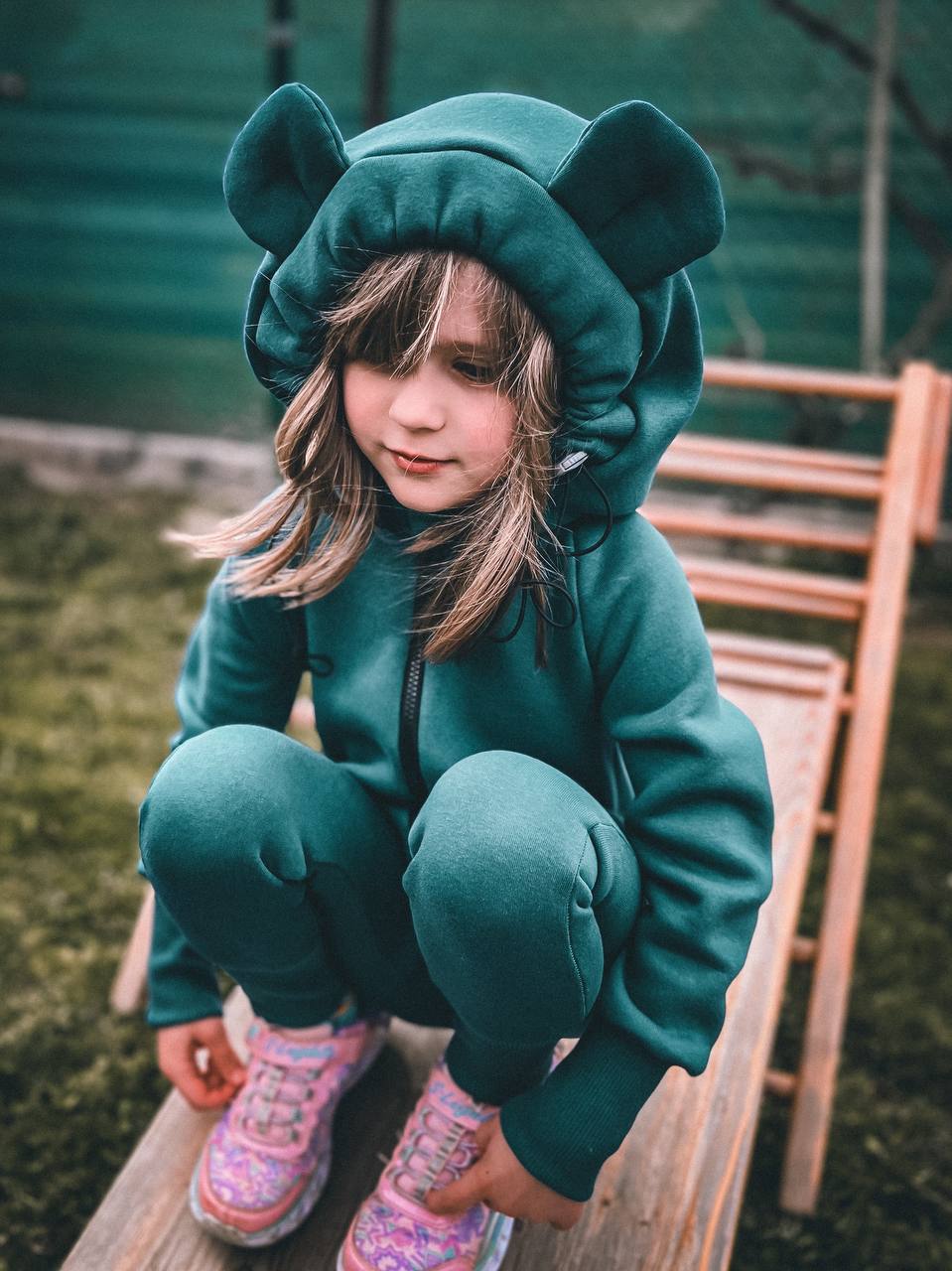 Dětský overal s kapucí a oušky "New York" - PDF střih, fotonávod a video