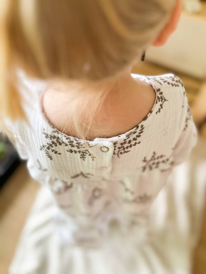 Dětské šaty nejen z mušelínu "Romance" 80 - 134 - PDF střih