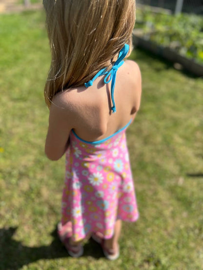 Dívčí šaty na zavazování s odhalenými zády "Molly" 74 - 164 - PDF střih