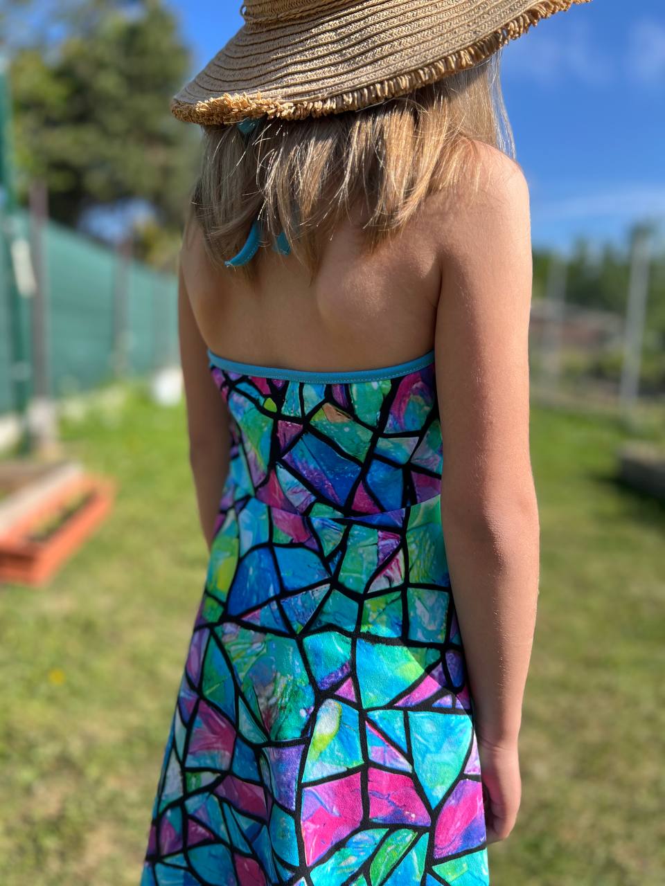 Dívčí šaty na zavazování s odhalenými zády "Molly" 74 - 164 - PDF střih