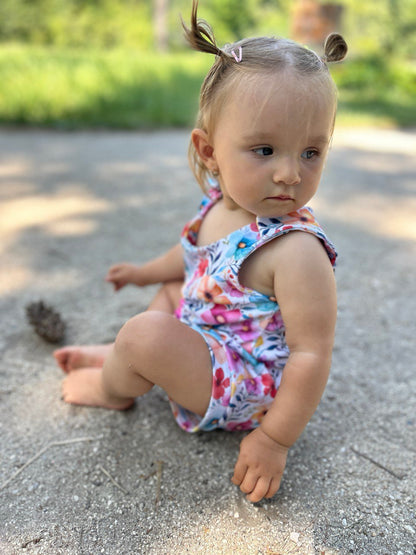 PDF střih na dětský romper s krátkou nohavičkou "Summer" 56 - 104