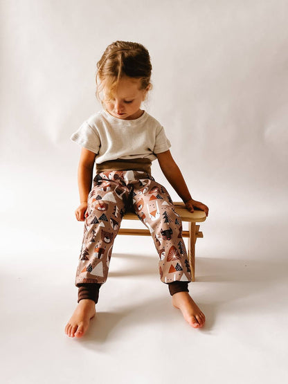 Softshellové kalhoty EASY pro začátečníky - jednoduchý PDF střih 62-134