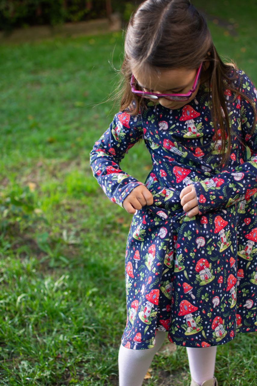 Olivia girl twirl dress