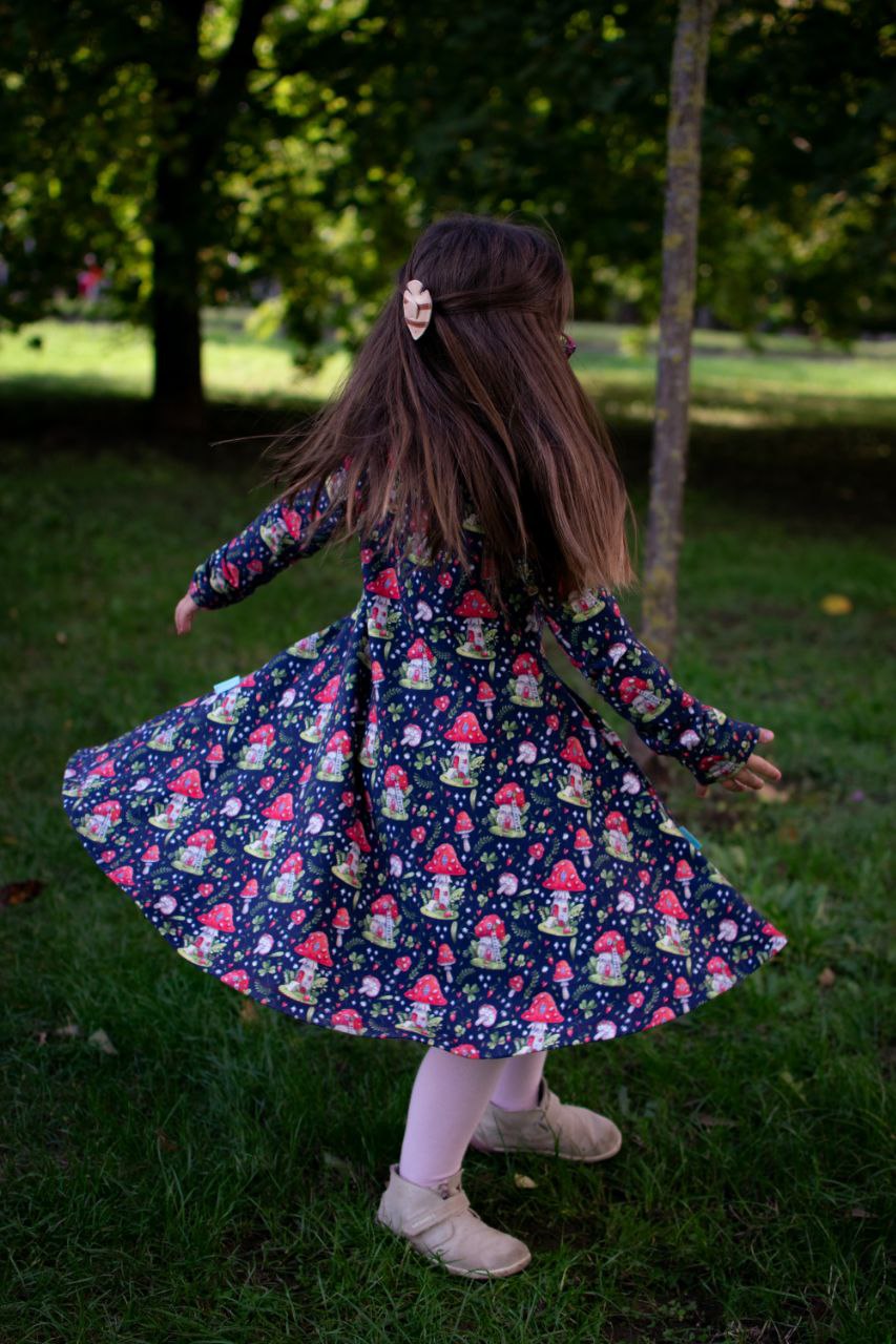 Olivia girl twirl dress