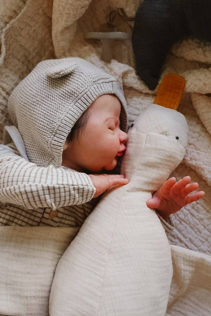 PDF střih - Střih na husu Jana / střih na látkovou hračku pro miminko