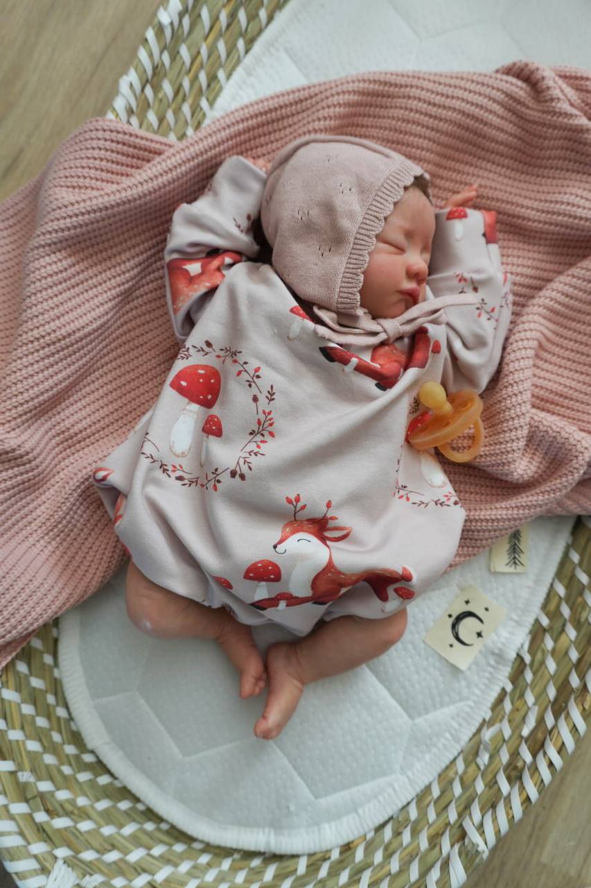 PDF střih na Bubble mikinu s rozepínáním na druky "Atlanta" 56 - 92