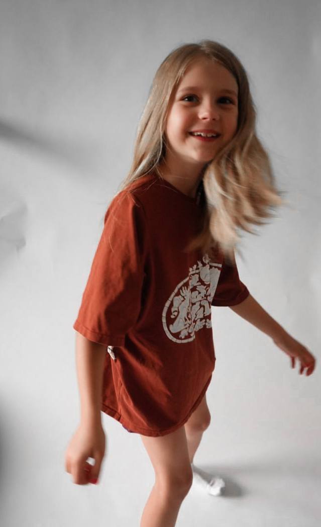 PDF střih na dětské moderní tričko s krátkým rukávem "BOY" - 56 - 92