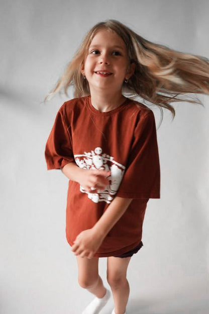 PDF střih na dětské moderní tričko s krátkým rukávem "BOY" - 56 - 92