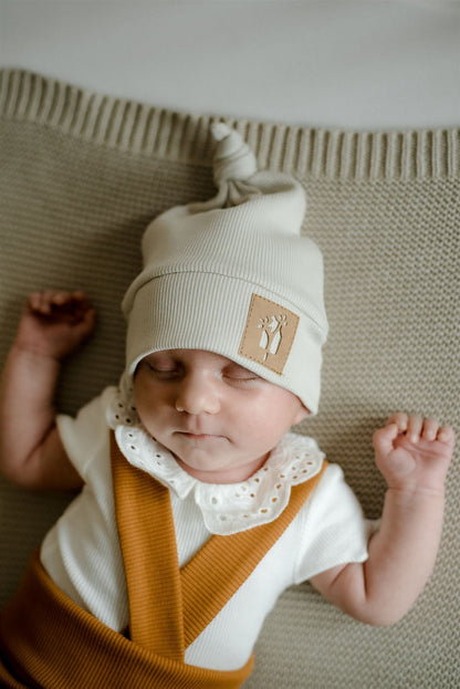 Střih na čepičku pro miminko s uzlíky "Mike" 0 - 2 roky - Šibabi.cz