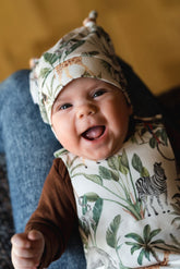 Střih na čepičku pro miminko s uzlíky "Mike" 0 - 2 roky - Šibabi.cz