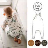 Střih na dětské lacláčky vysoké "Charleston" 62 - 92 - Šibabi.cz